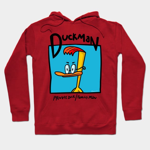 Duckman Hoodie by Gurinn